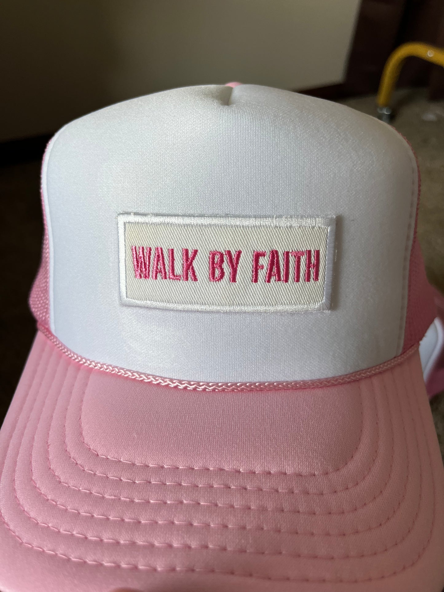 Walk By Faith Hat - Pink