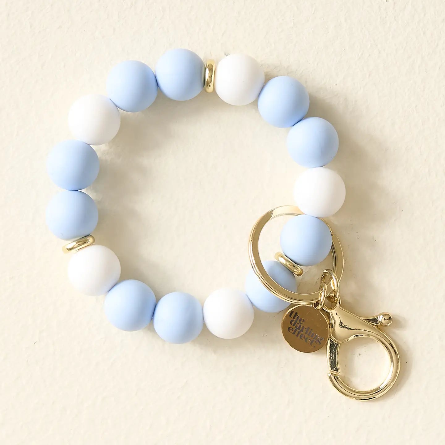 Keychain Wristlet Light Blue