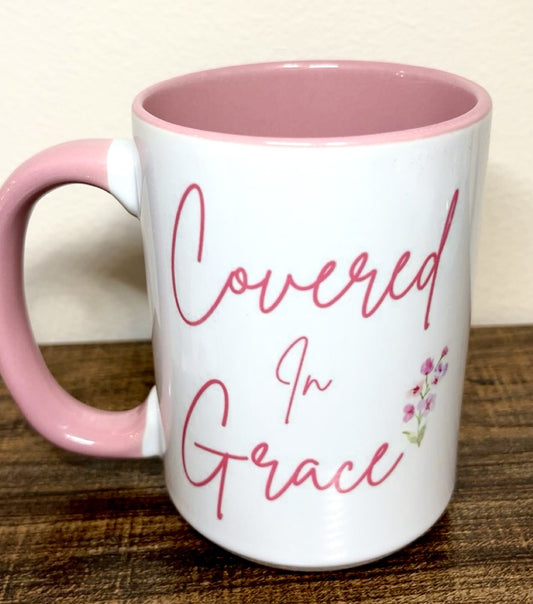 "Covered In Grace" Mug