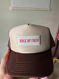Walk By Faith Hat - Brown