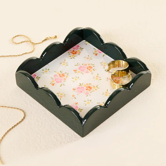 Floral Jewelry Tray